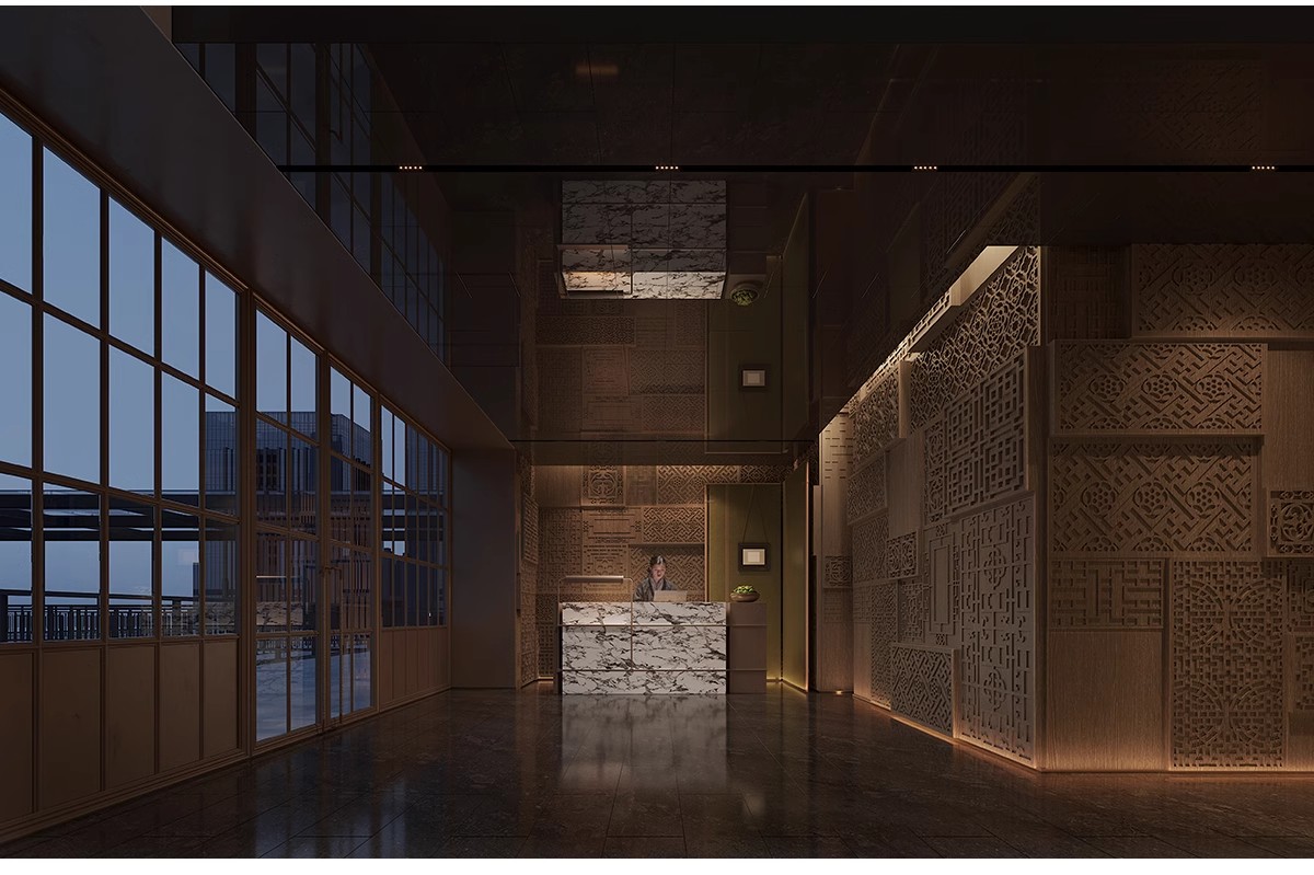 图片[12]-会所CAD施工图 装修设计禅意茶楼餐饮餐厅私人包厢工装素材效果图-大怪兽分享