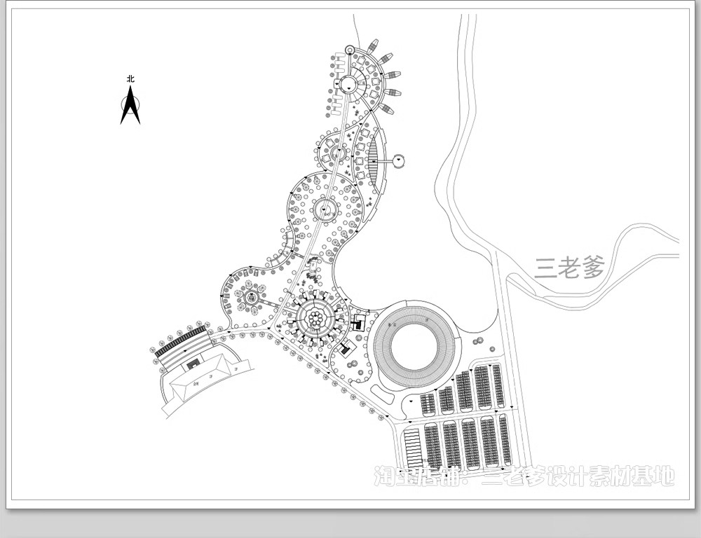 图片[22]-露营地帐篷野营基地cad施工图 户外房车营地公园景观总平面图方案-大怪兽分享