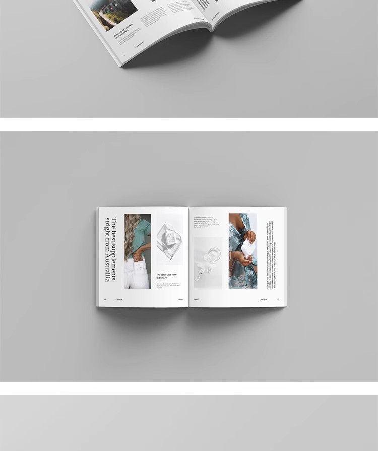 图片[5]-13款正方形画册杂志封面内页效果展示智能样机PSD设计素材模板-大怪兽分享