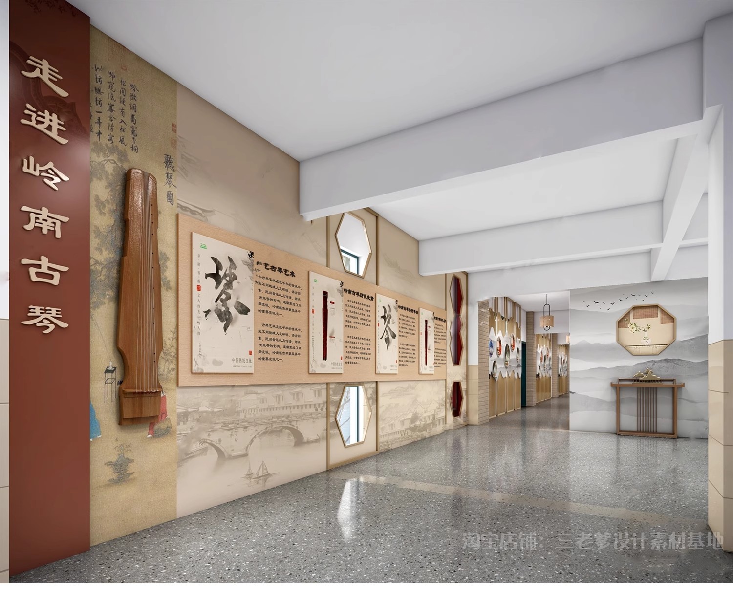 图片[22]-布艺刺绣皮影戏剧非遗文化展厅博物馆中式传统民俗展览馆su模型-大怪兽分享