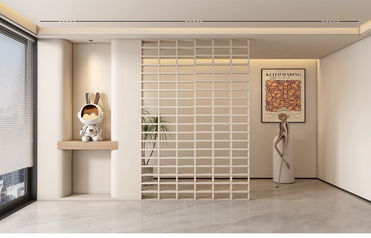 图片[21]-家装入户玄关屏风效果图玻璃隔断现代装饰装修设计家居室内参考图-大怪兽分享