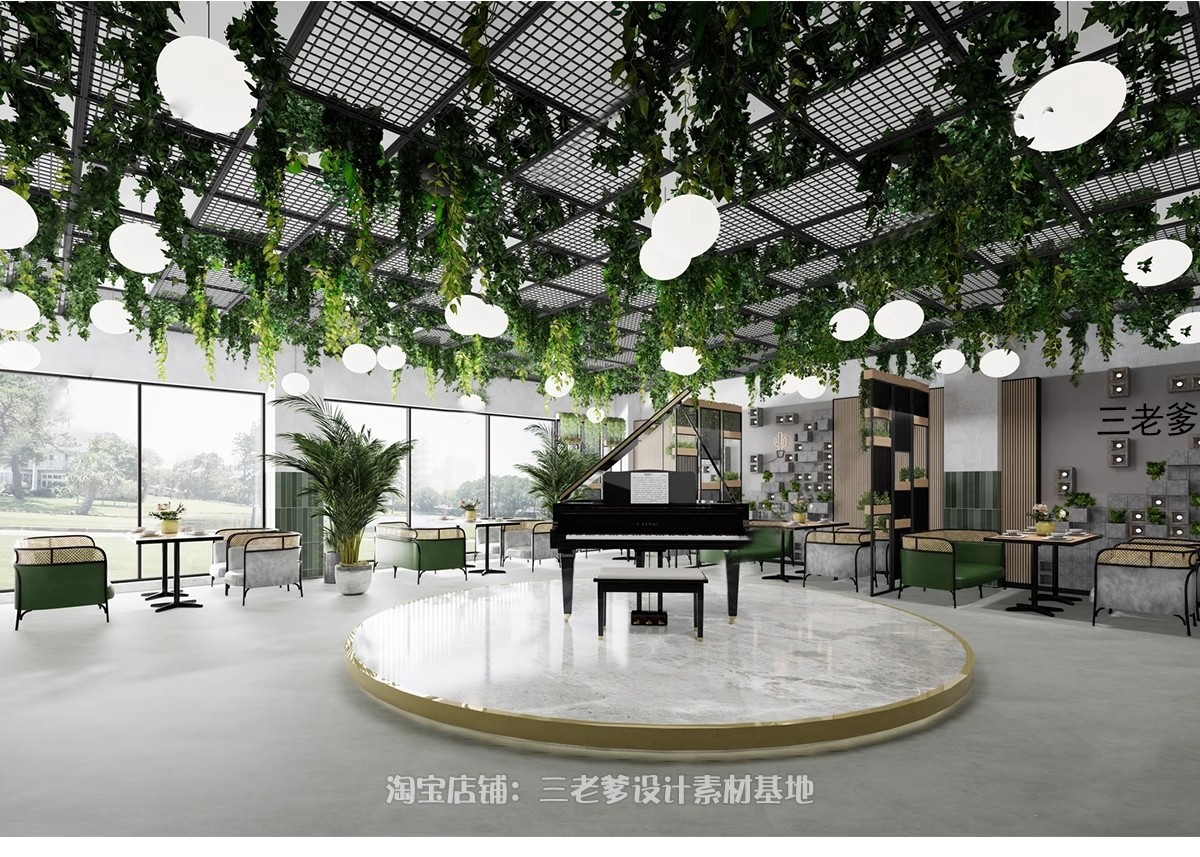 图片[22]-草图大师美式西式西餐厅港式茶餐厅餐馆餐饮店快餐厅店SU模型素材-大怪兽分享