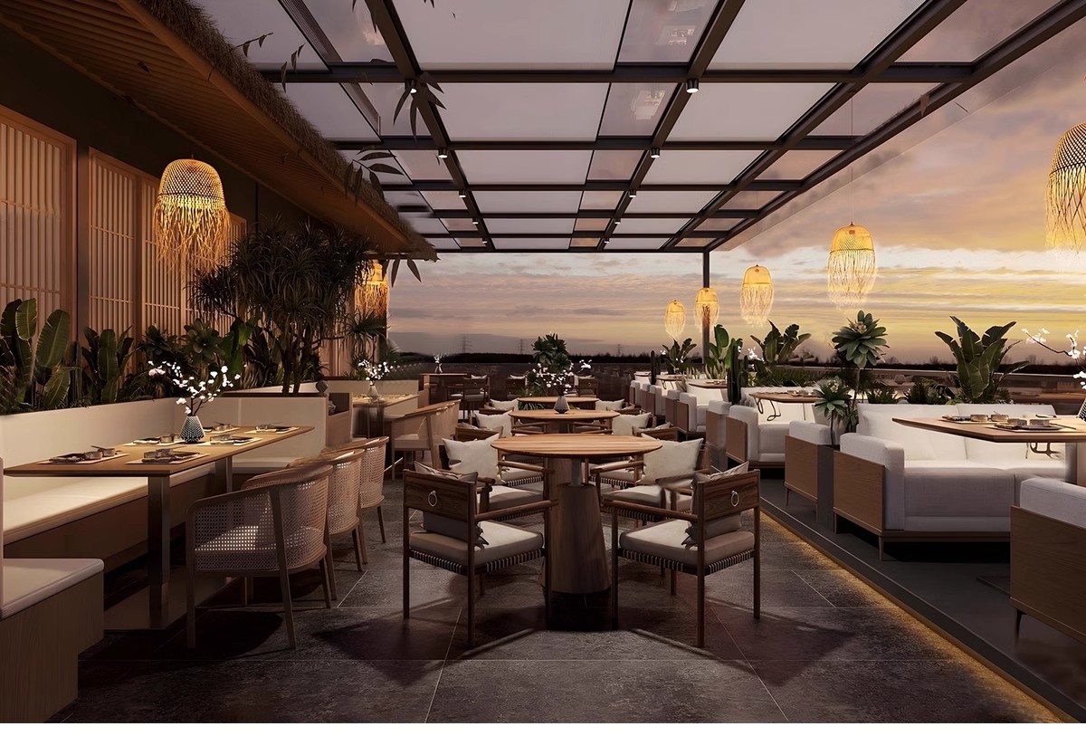 图片[21]-侘寂风餐厅室内设计饭店奶茶店咖啡厅餐饮空间工装草图大师SU模型-大怪兽分享