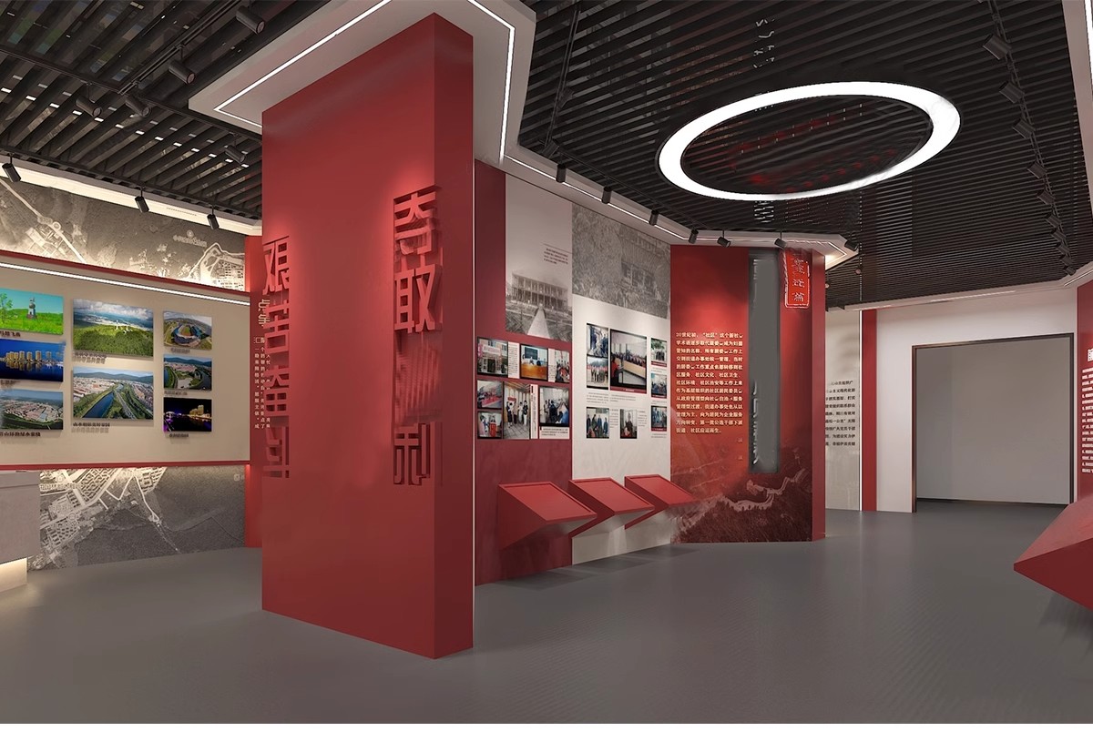 图片[19]-红色文化展厅 室内主题荣誉墙纪念馆展览馆博物馆草图大师SU模型-大怪兽分享