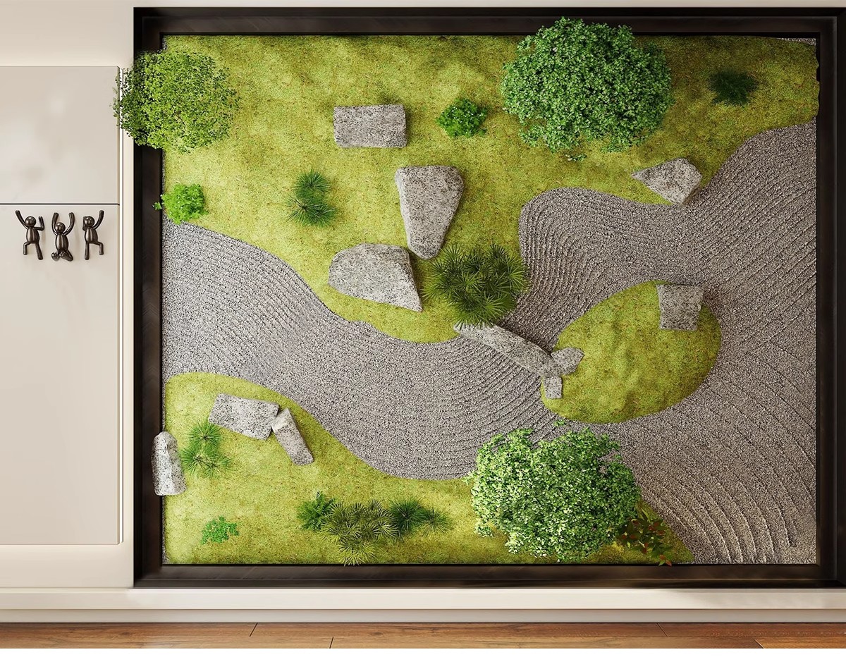 图片[29]-室内植物绿植墙花架垂直绿化绿墙办公室酒店咖啡厅su模型sketchup-大怪兽分享