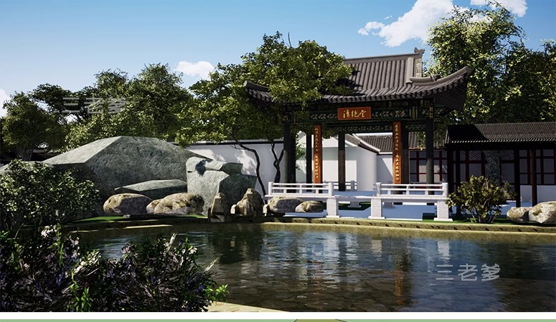 图片[22]-古典苏州园林SU模型拙政园网留园怡园狮子园网师园cad新中式景观-大怪兽分享