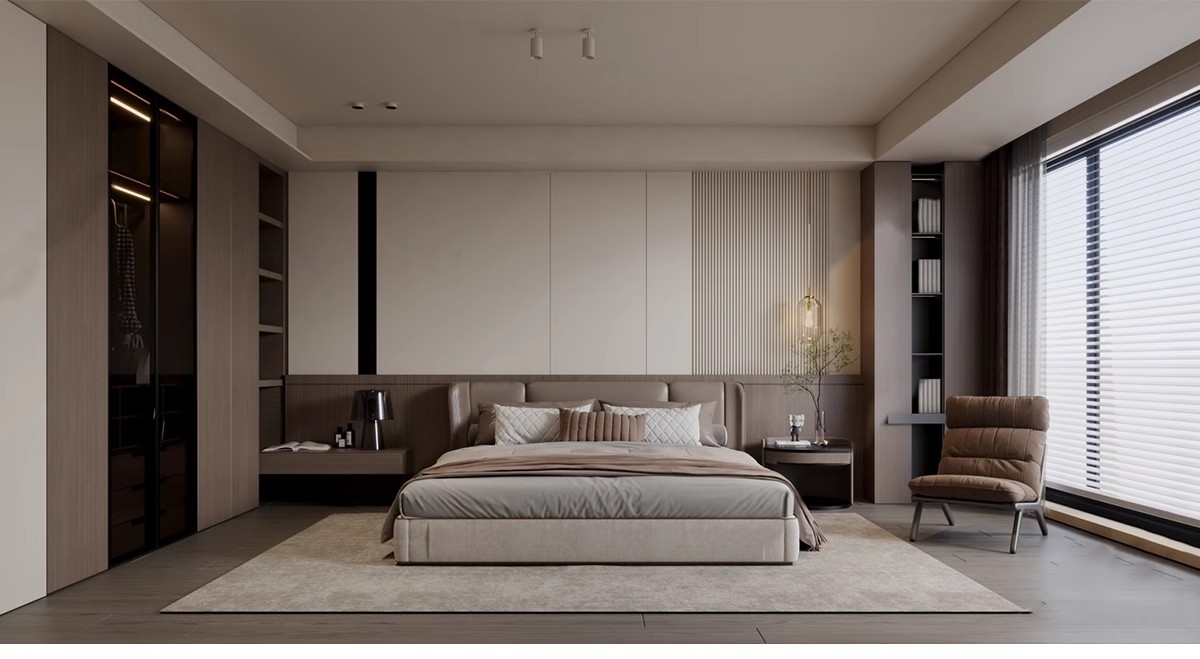 图片[22]-意式风格3d模型家装室内客厅现代轻奢意大利沙发家具双人床3dmax-大怪兽分享