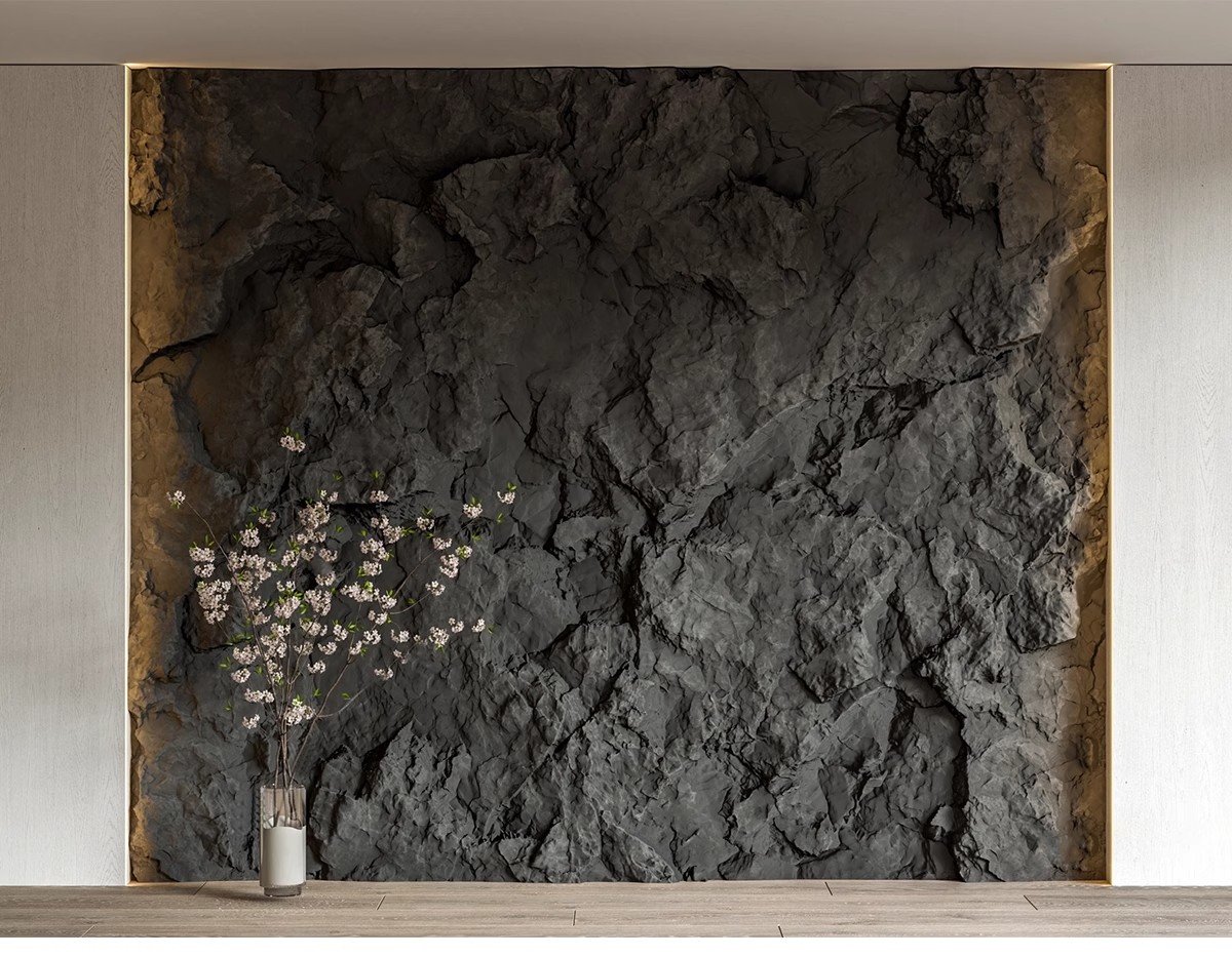 图片[22]-毛石墙面文化石熔积岩水泥石墙岩石浮雕背景墙草图大师单体SU模型-大怪兽分享