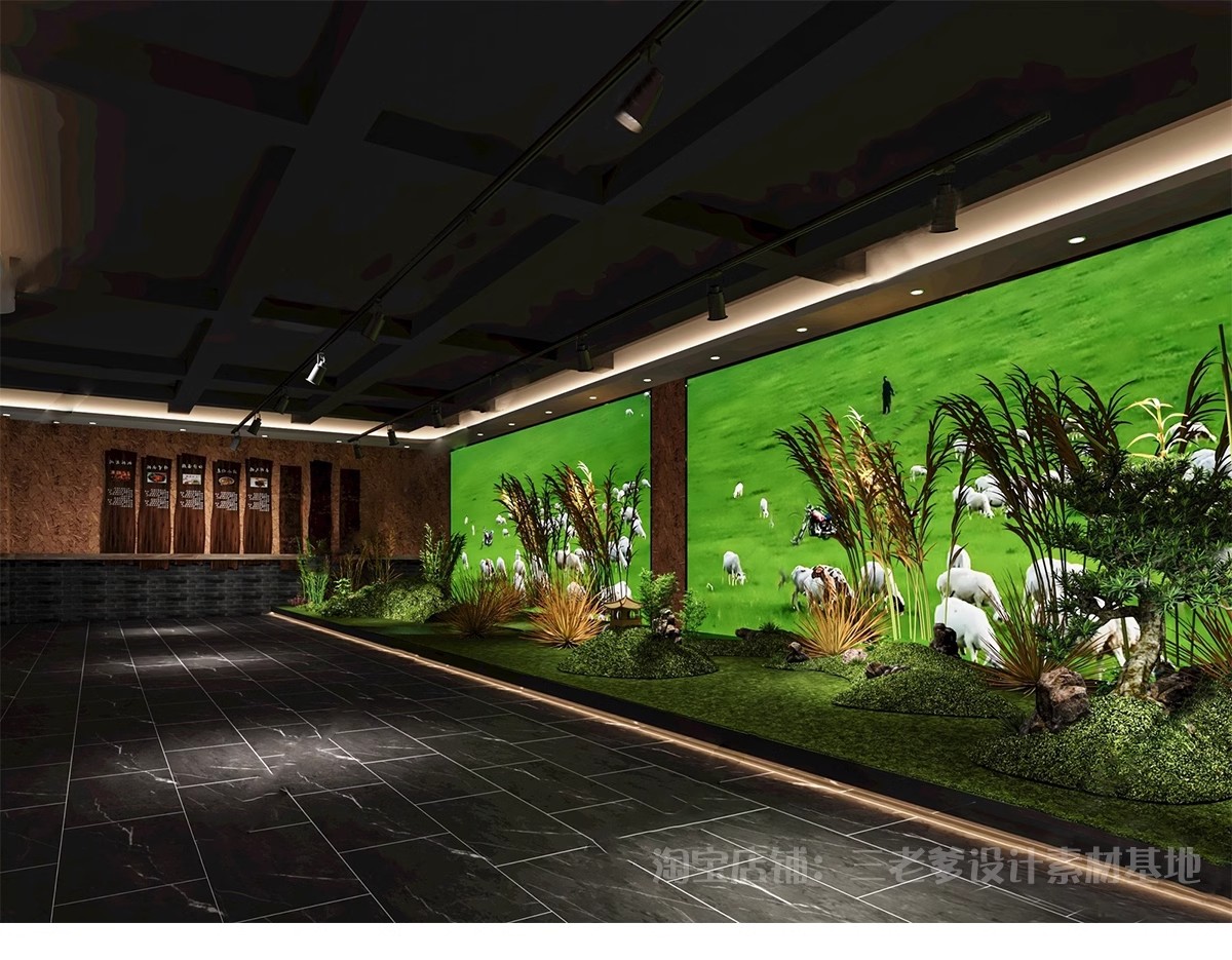 图片[23]-动物植物展厅展览馆草图大师科普标本花卉昆虫展示墙博物馆SU模型-大怪兽分享