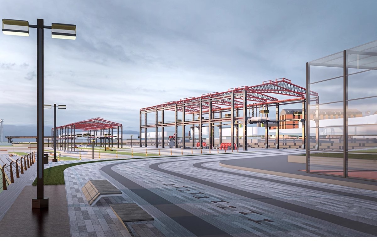 图片[23]-仓库工厂旧厂房改造LOFT公园办公楼创意园区cad工业风遗址su模型-大怪兽分享