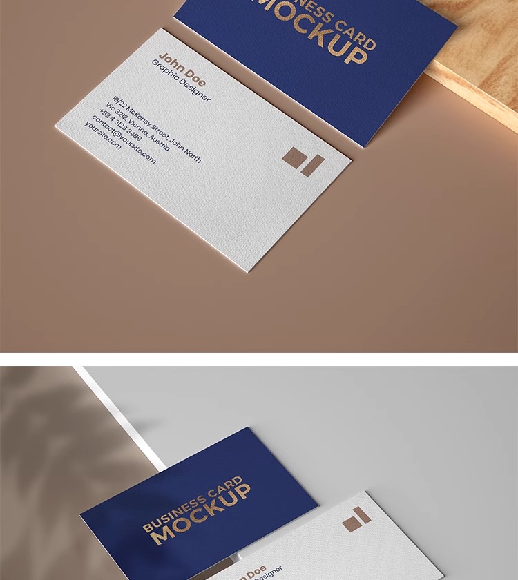 图片[6]-YJ499创意植物光影阴影质感名片卡片智能贴图样机PSD设计素材模板-大怪兽分享