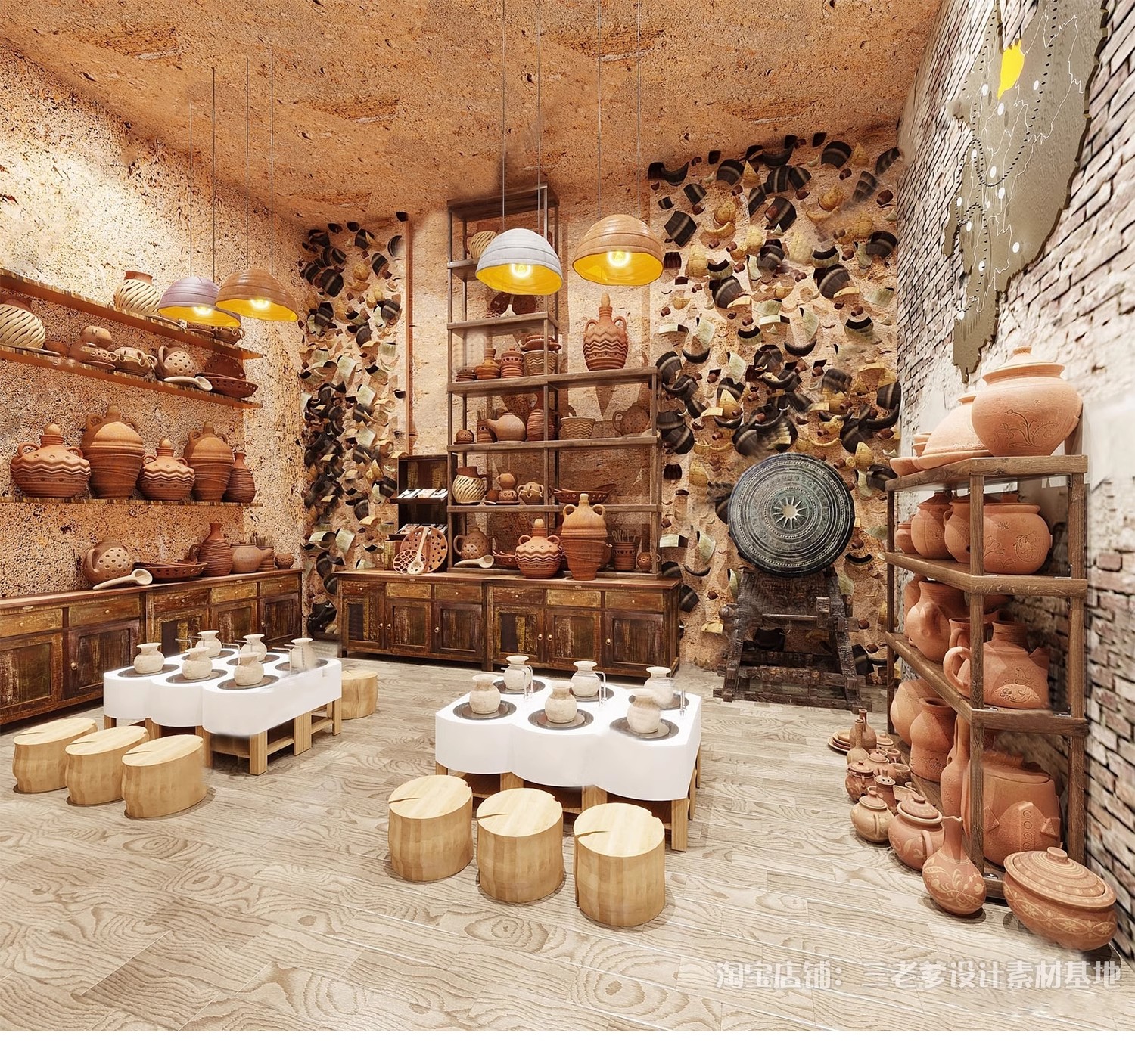 图片[23]-布艺刺绣皮影戏剧非遗文化展厅博物馆中式传统民俗展览馆su模型-大怪兽分享