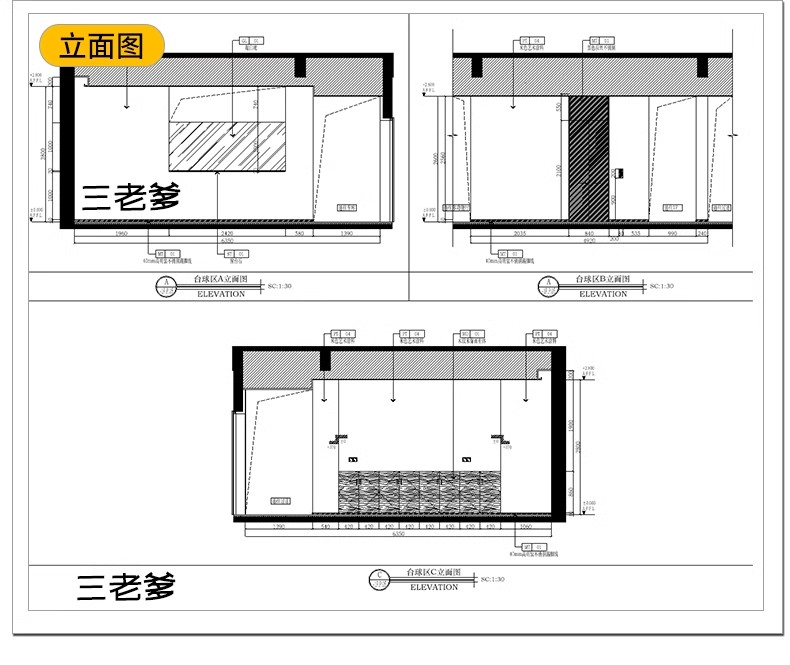图片[22]-别墅样板间装修设计效果图纸室内软装方案实景CAD施工图配SU模型-大怪兽分享