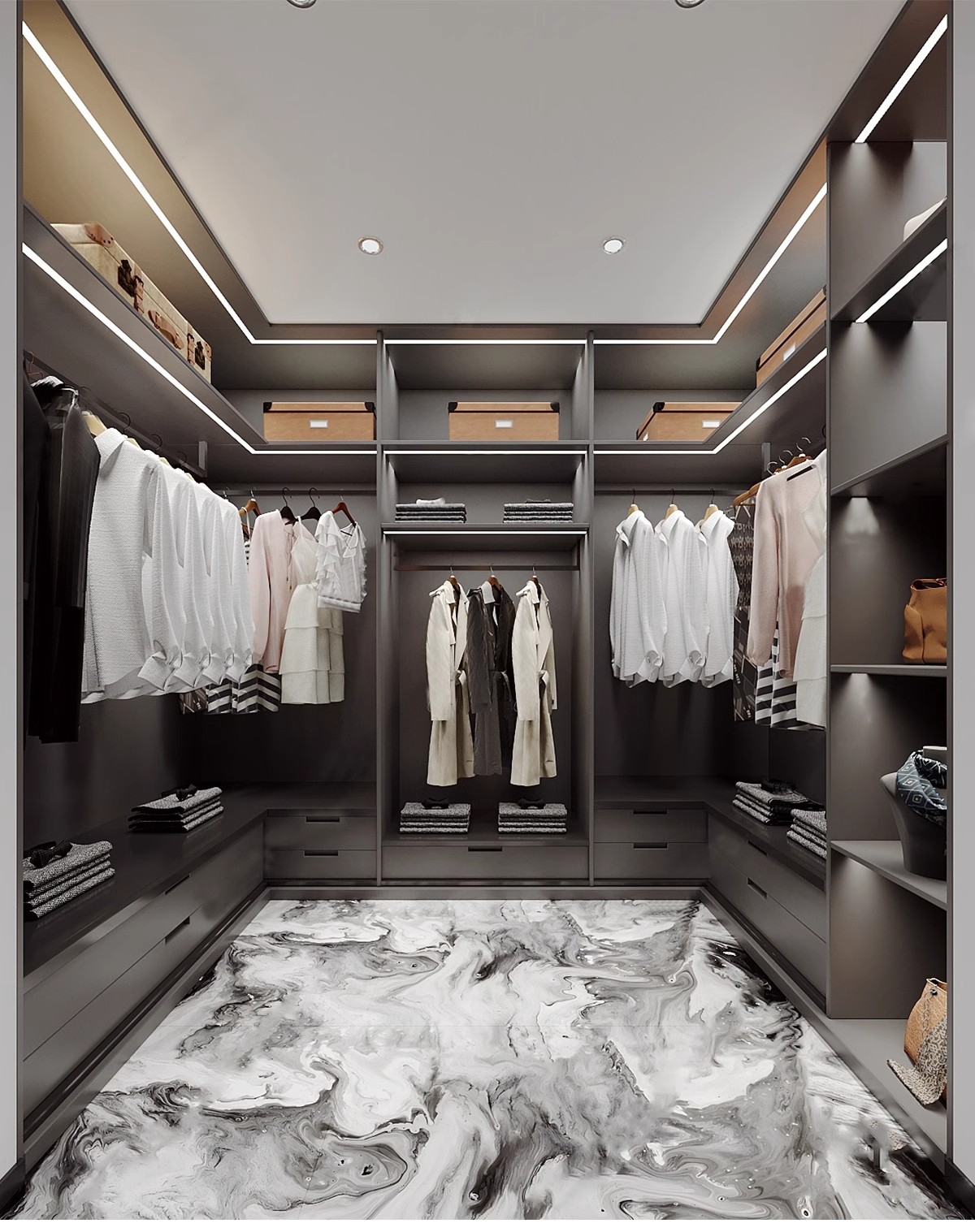 图片[22]-衣帽间草图大师SU模型sketchup室内设计卧室衣柜素材更衣室服装间-大怪兽分享