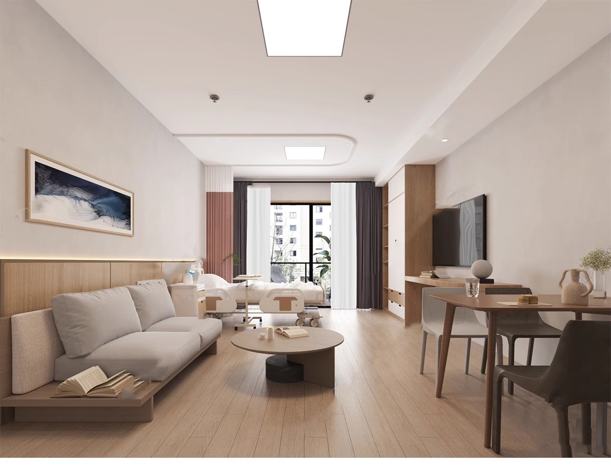 图片[23]-草图大师现代养老院福利院疗养中心大厅活动室卧室SU模型室内设计-大怪兽分享