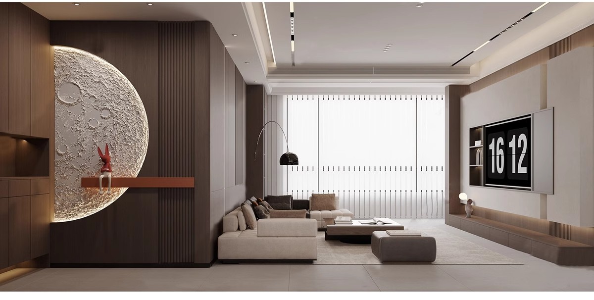 图片[23]-意式风格3d模型家装室内客厅现代轻奢意大利沙发家具双人床3dmax-大怪兽分享