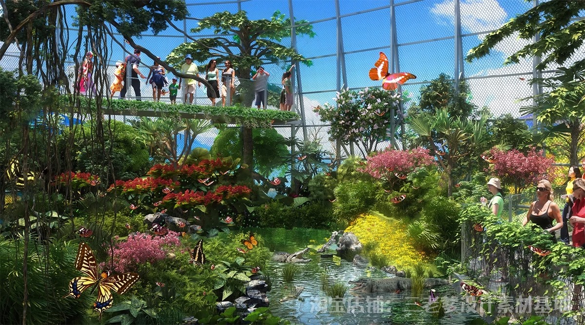 图片[24]-动物植物展厅展览馆草图大师科普标本花卉昆虫展示墙博物馆SU模型-大怪兽分享