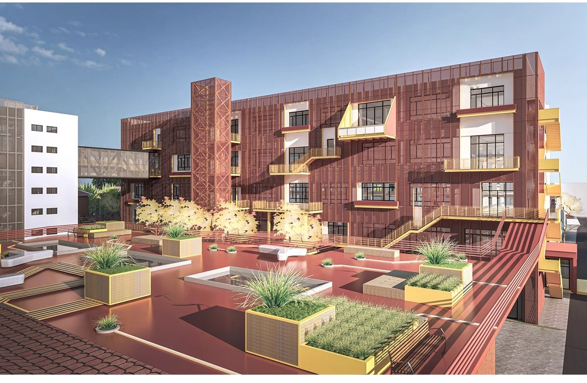 图片[24]-仓库工厂旧厂房改造LOFT公园办公楼创意园区cad工业风遗址su模型-大怪兽分享