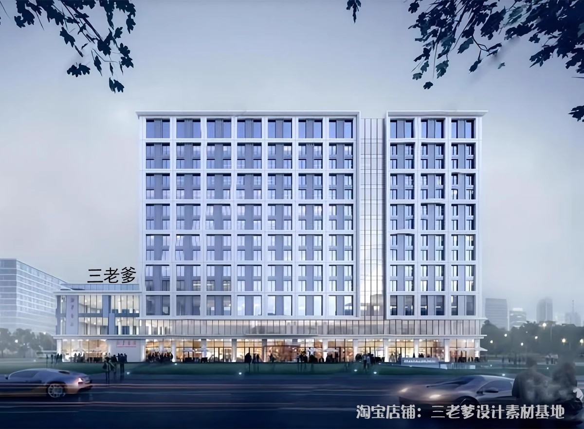 图片[24]-宿舍楼SU模型现代工厂区学校学生寝室职工公寓楼住宅建筑草图大师-大怪兽分享