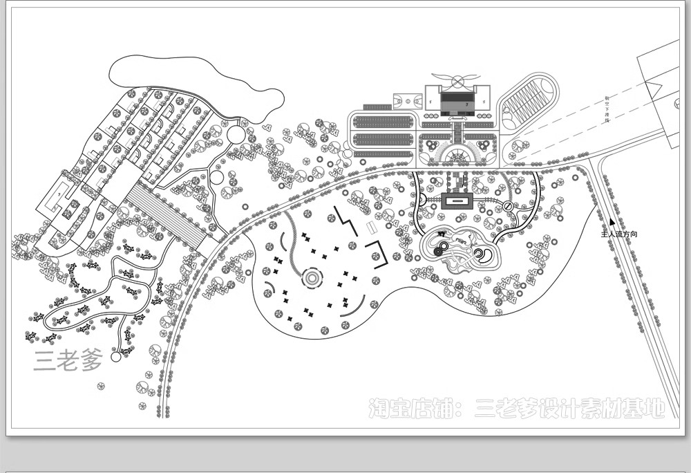 图片[24]-露营地帐篷野营基地cad施工图 户外房车营地公园景观总平面图方案-大怪兽分享