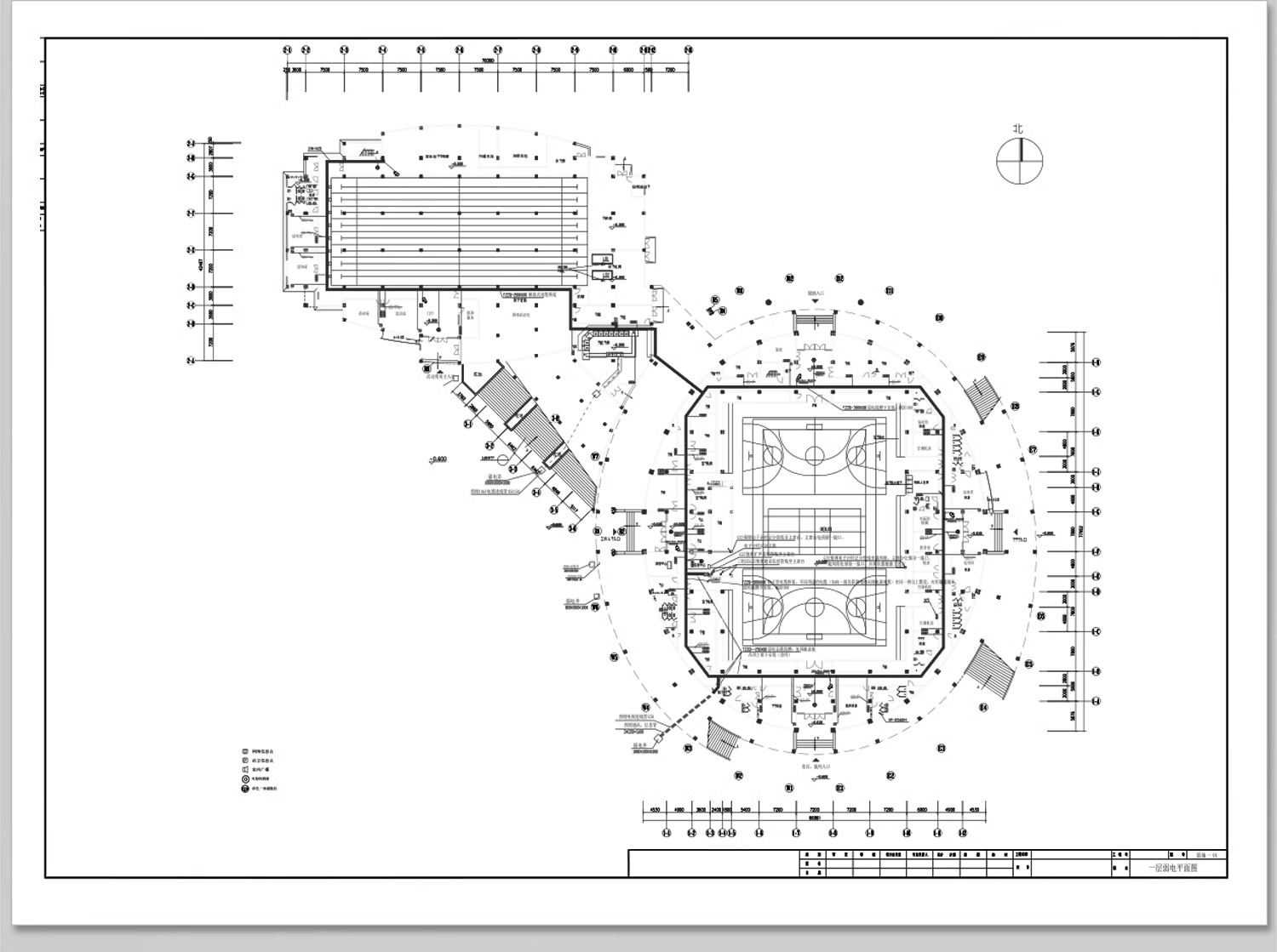 图片[24]-体育馆CAD施工图平面图篮球运动场健身中心建筑规划方案素材设计-大怪兽分享