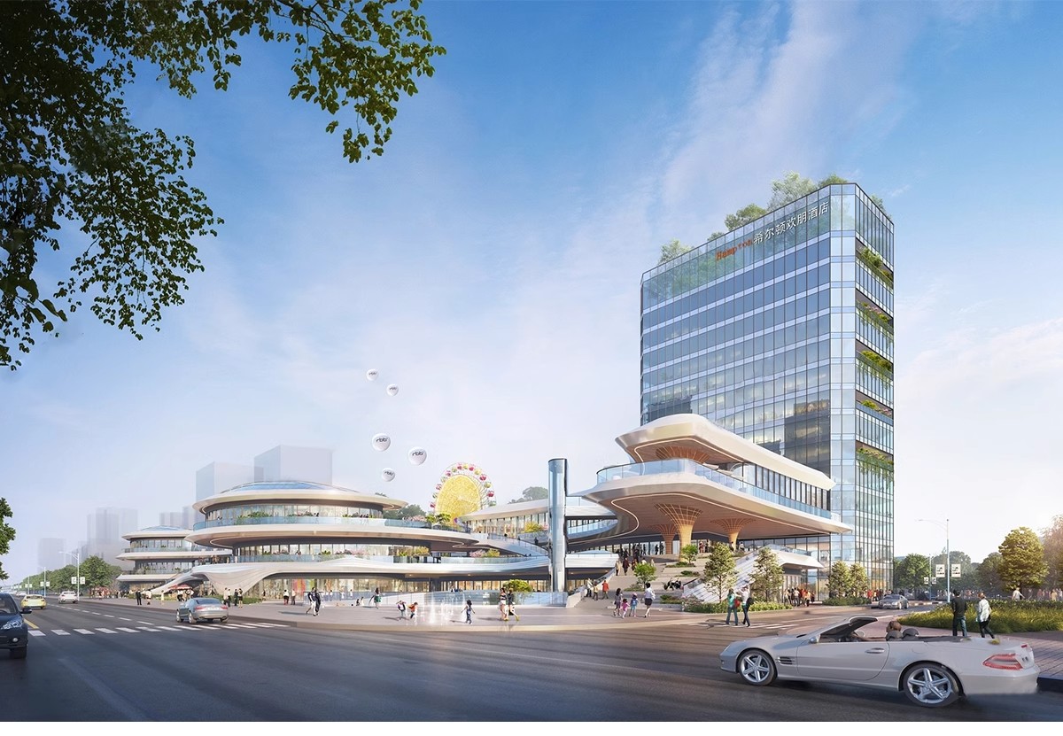 图片[24]-现代商业综合体商城商场购物中心步行街广场草图大师SU模型素材-大怪兽分享