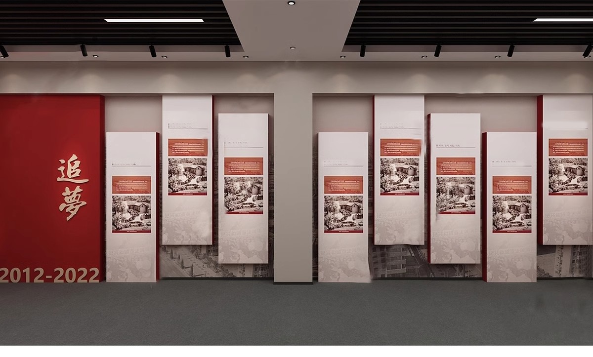 图片[21]-红色文化展厅 室内主题荣誉墙纪念馆展览馆博物馆草图大师SU模型-大怪兽分享