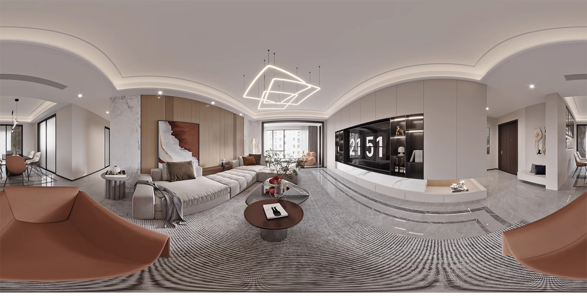 图片[22]-2025年现代简约风格效果参考图家装高清实景案例室内装修设计素材-大怪兽分享