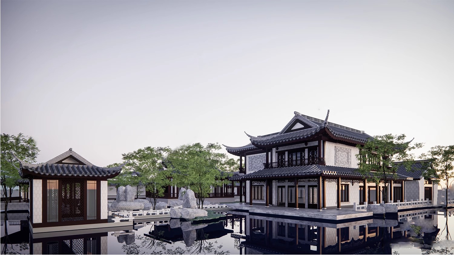 图片[24]-草图大师古建su模型 中式古建筑sketchup亭子城墙牌楼设计素材库-大怪兽分享