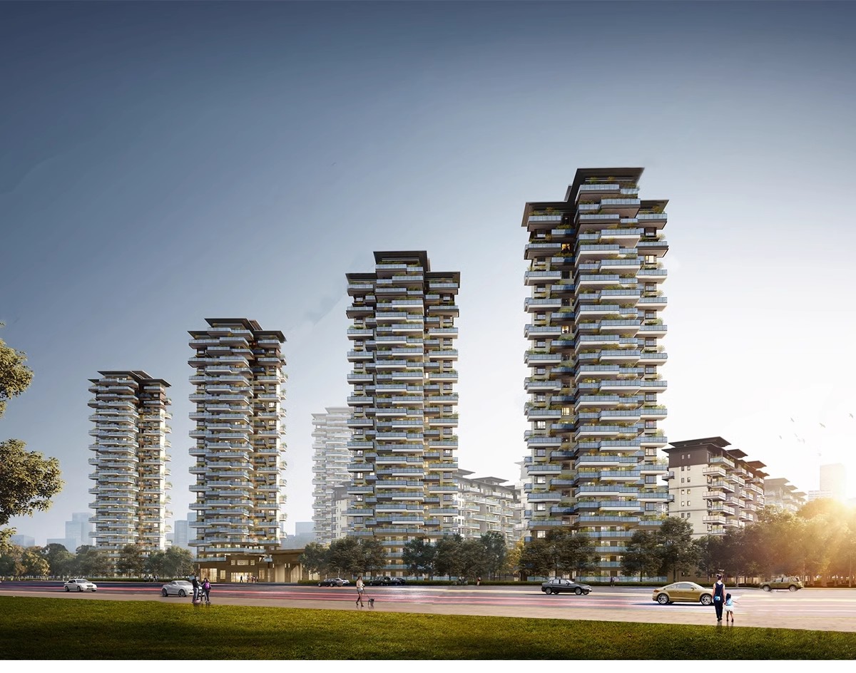 图片[24]-草图大师小区楼盘居住区住宅楼房屋鸟瞰别墅sketchup素材su模型库-大怪兽分享