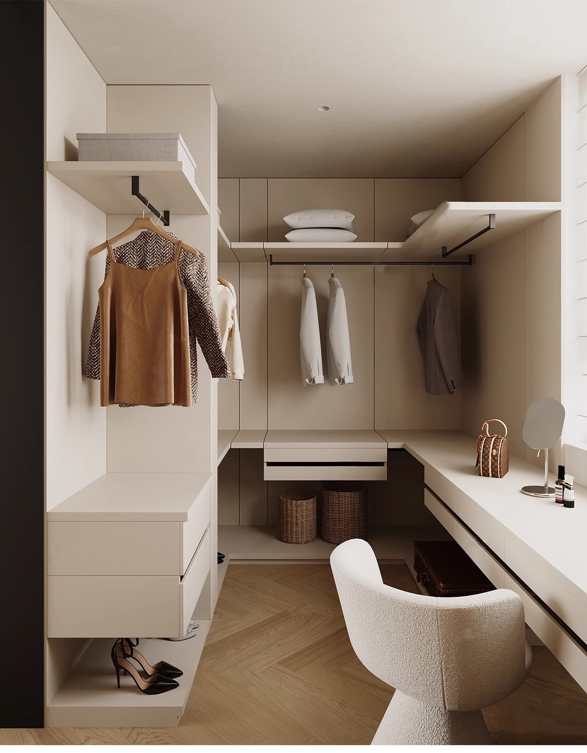 图片[23]-衣帽间草图大师SU模型sketchup室内设计卧室衣柜素材更衣室服装间-大怪兽分享