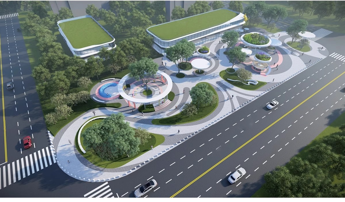 图片[25]-城市社区儿童口袋街角体育文化滨水广场设计公园景观廊架SU模型库-大怪兽分享