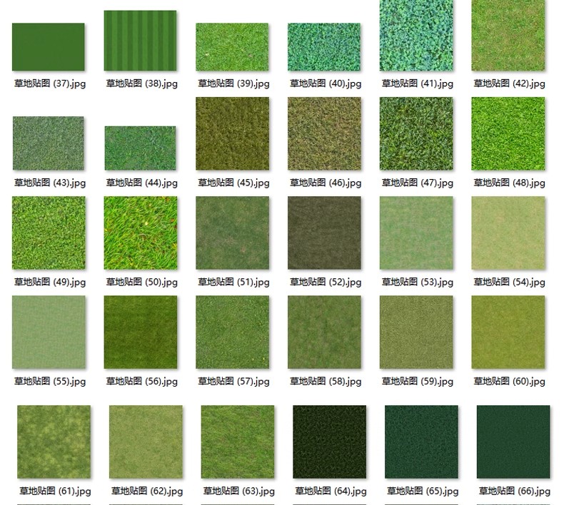 图片[25]-绿色纹理树PS素材竞赛风拼贴风小清新简约绿地鸟瞰轴测PSD文件PNG-大怪兽分享