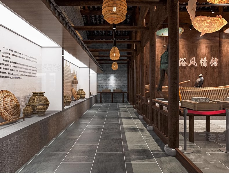 图片[25]-中式乡村民俗农业农耕文化农村特色展厅展馆博物馆SU模型草图大师-大怪兽分享