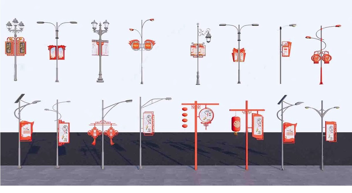图片[23]-市政道路高杆灯太阳能景观灯广场玉兰灯城市路灯su模型库草图大师-大怪兽分享