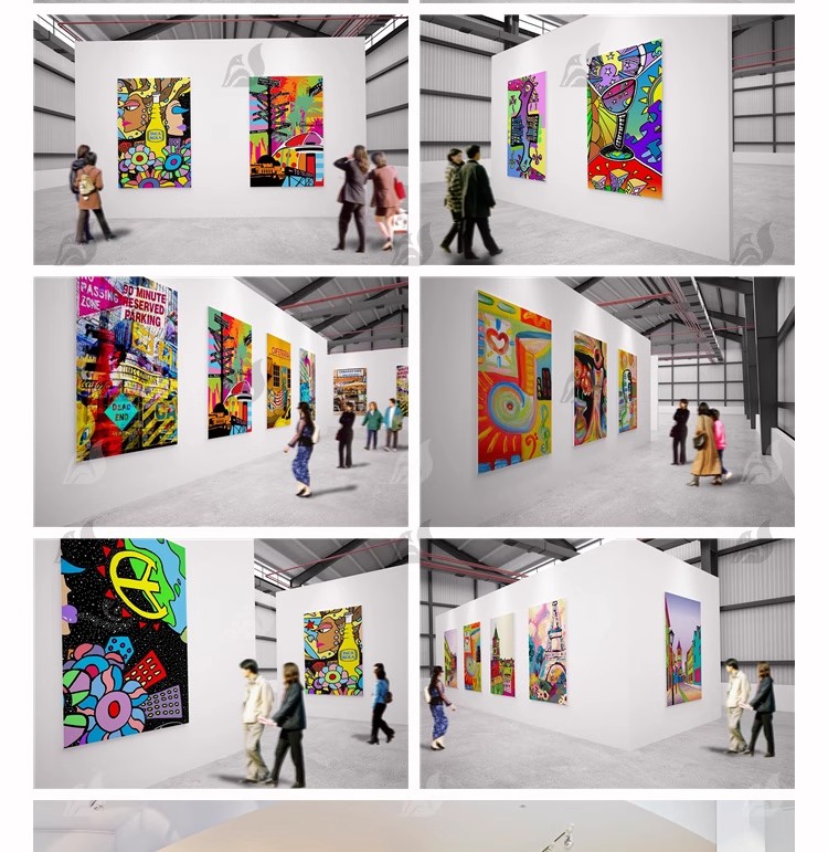 图片[11]-博物馆展厅室内广告牌海报招贴效果展示图VI贴图样机PSD 素材模板-大怪兽分享