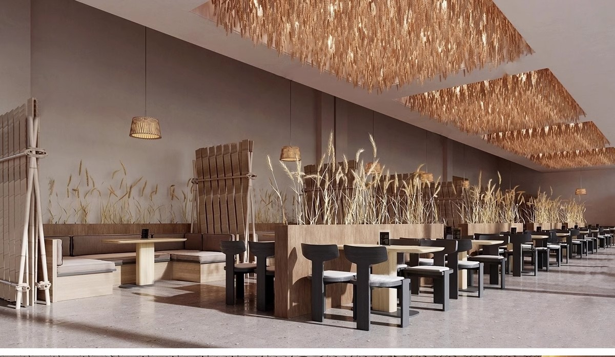 图片[24]-侘寂风餐厅室内设计饭店奶茶店咖啡厅餐饮空间工装草图大师SU模型-大怪兽分享