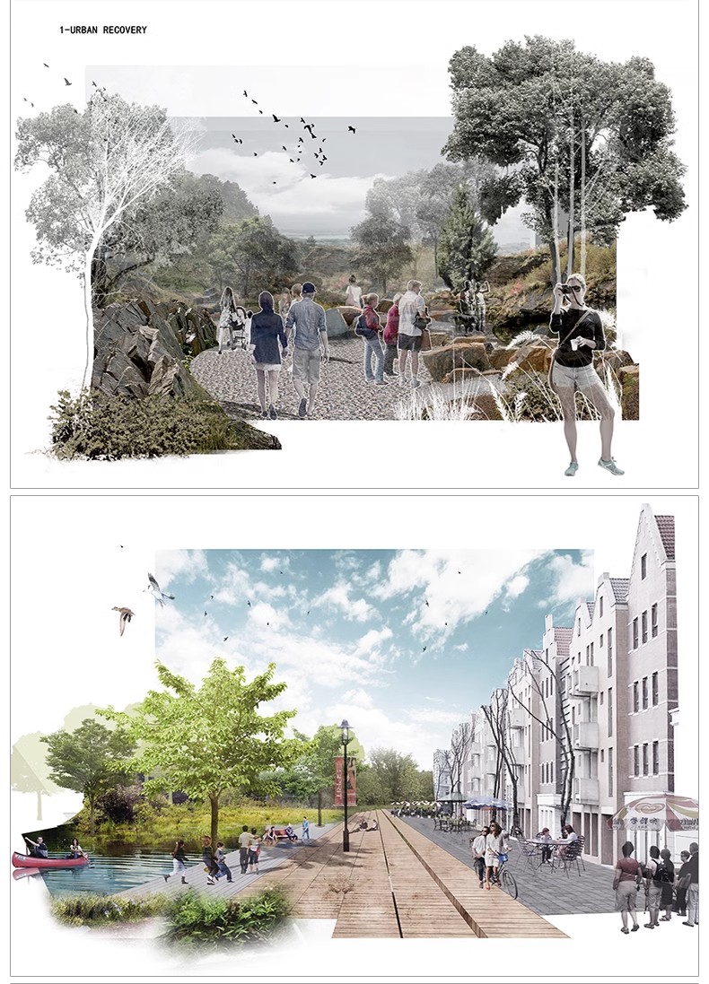 图片[23]-竞赛拼贴风高级灰景观园林建筑公园广场PS效果图素材PSD分层源件-大怪兽分享