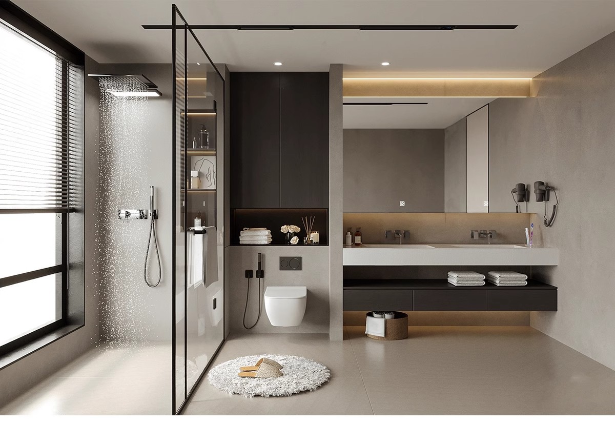 图片[24]-浴室卫生间卫浴SU模型库家装草图大师马桶洗手盆浴缸淋浴sketchup-大怪兽分享