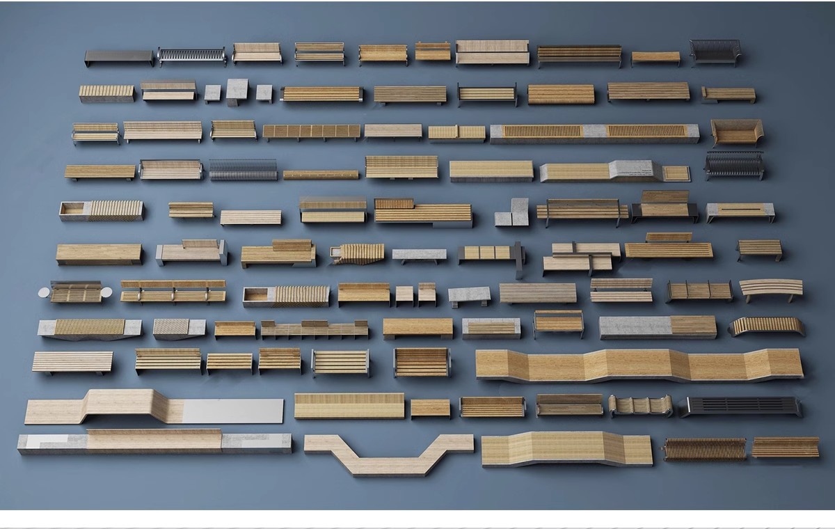 图片[26]-园林异形树桌户外吧台现代公园景观树池创意休闲座椅卡座SU模型-大怪兽分享