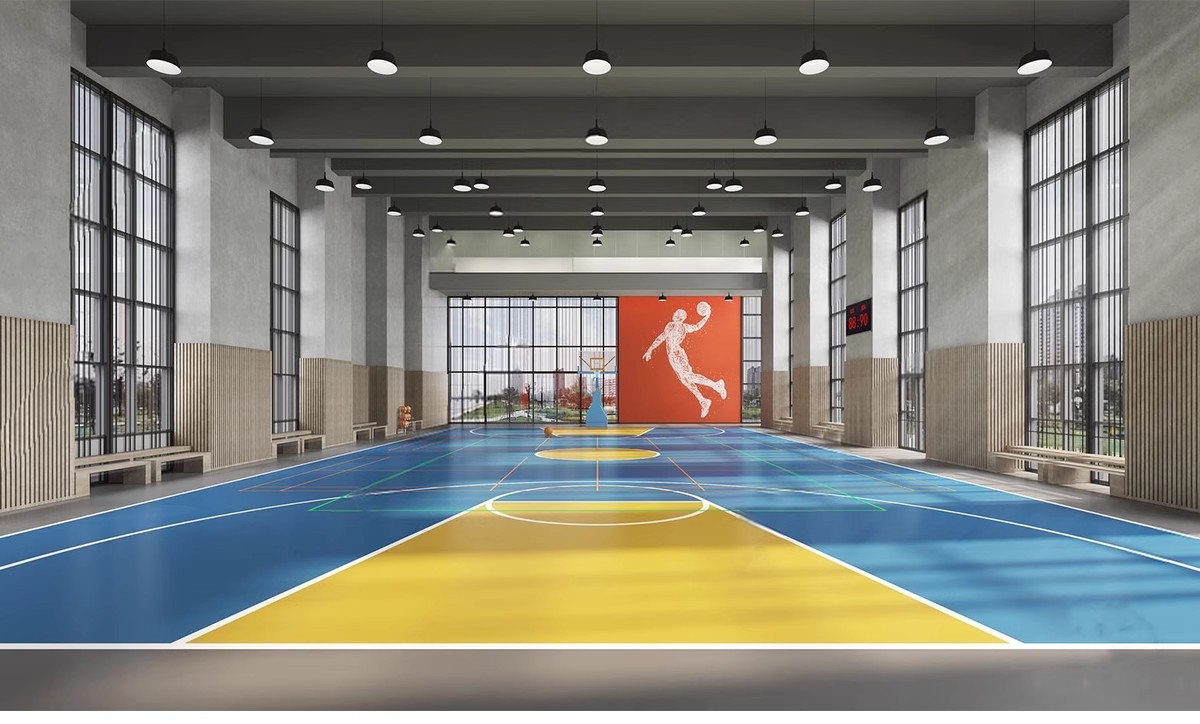 图片[26]-学校体育馆SU模型 室内运动场篮球馆网球游泳馆CAD施工图草图大师-大怪兽分享