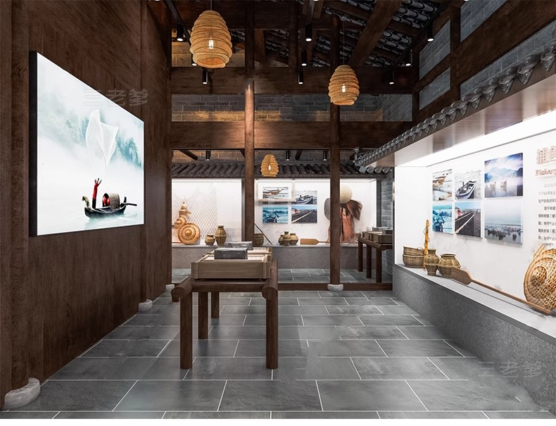 图片[26]-中式乡村民俗农业农耕文化农村特色展厅展馆博物馆SU模型草图大师-大怪兽分享