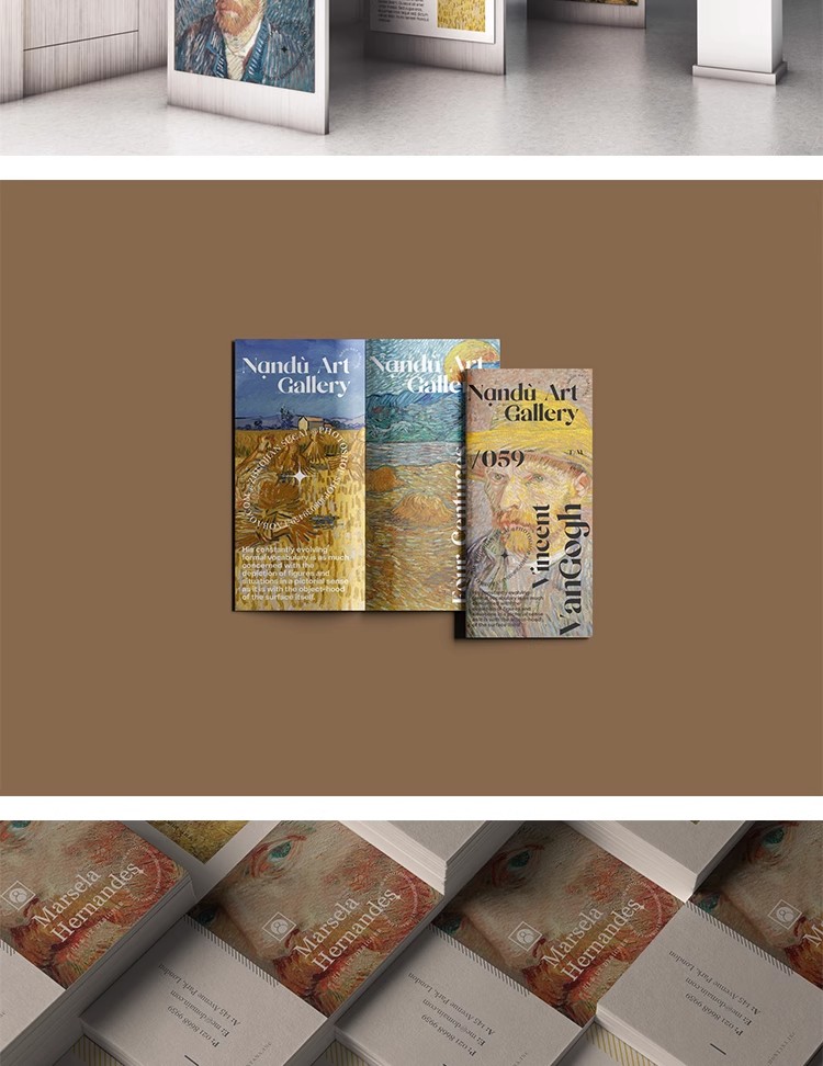 图片[3]-高级感艺术展览博物馆文创品牌vi提案展示贴图样机PS设计素材模板-大怪兽分享