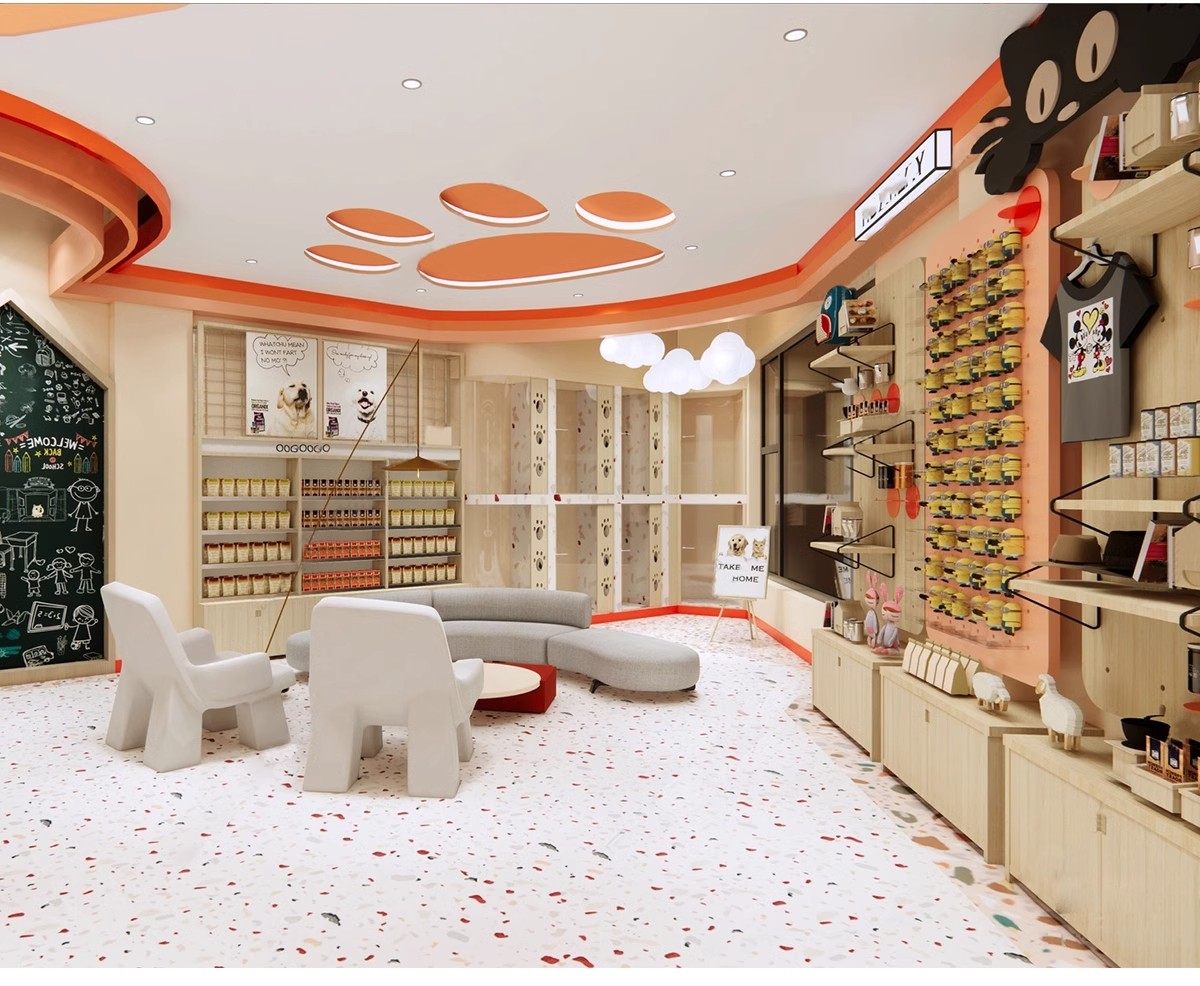 图片[25]-现代北欧宠物店SU模型猫舍狗屋宠物商店生活馆CAD施工图草图大师-大怪兽分享