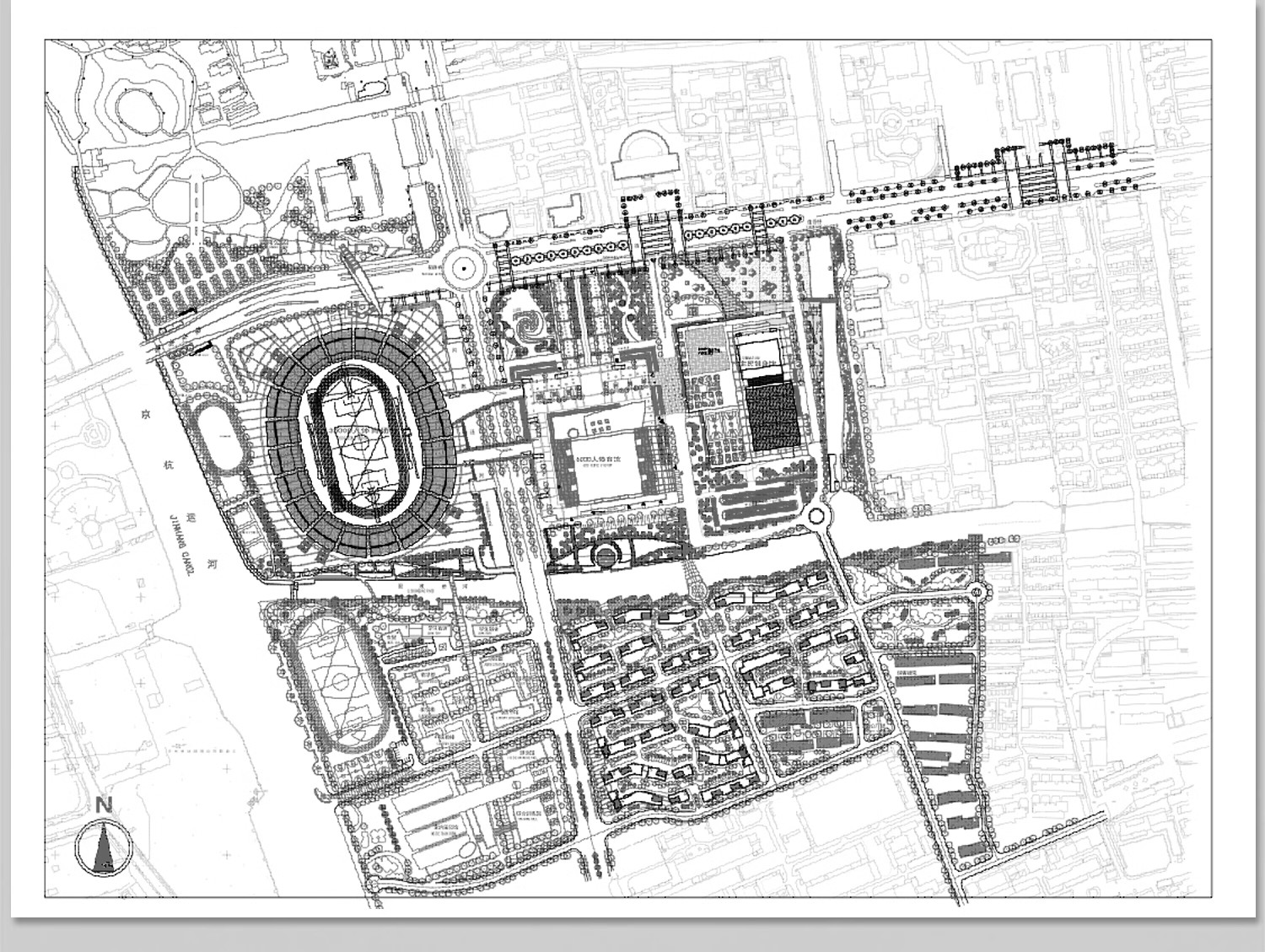 图片[26]-体育馆CAD施工图平面图篮球运动场健身中心建筑规划方案素材设计-大怪兽分享