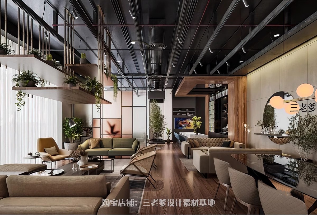 图片[26]-草图大师美式西式西餐厅港式茶餐厅餐馆餐饮店快餐厅店SU模型素材-大怪兽分享