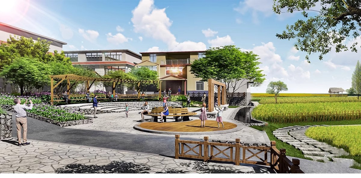 图片[25]-新中式美丽乡村农业生态旅游文化广场民宿公园建筑景观SU模型CAD-大怪兽分享