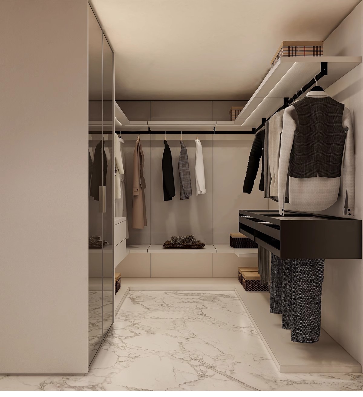 图片[25]-衣帽间草图大师SU模型sketchup室内设计卧室衣柜素材更衣室服装间-大怪兽分享