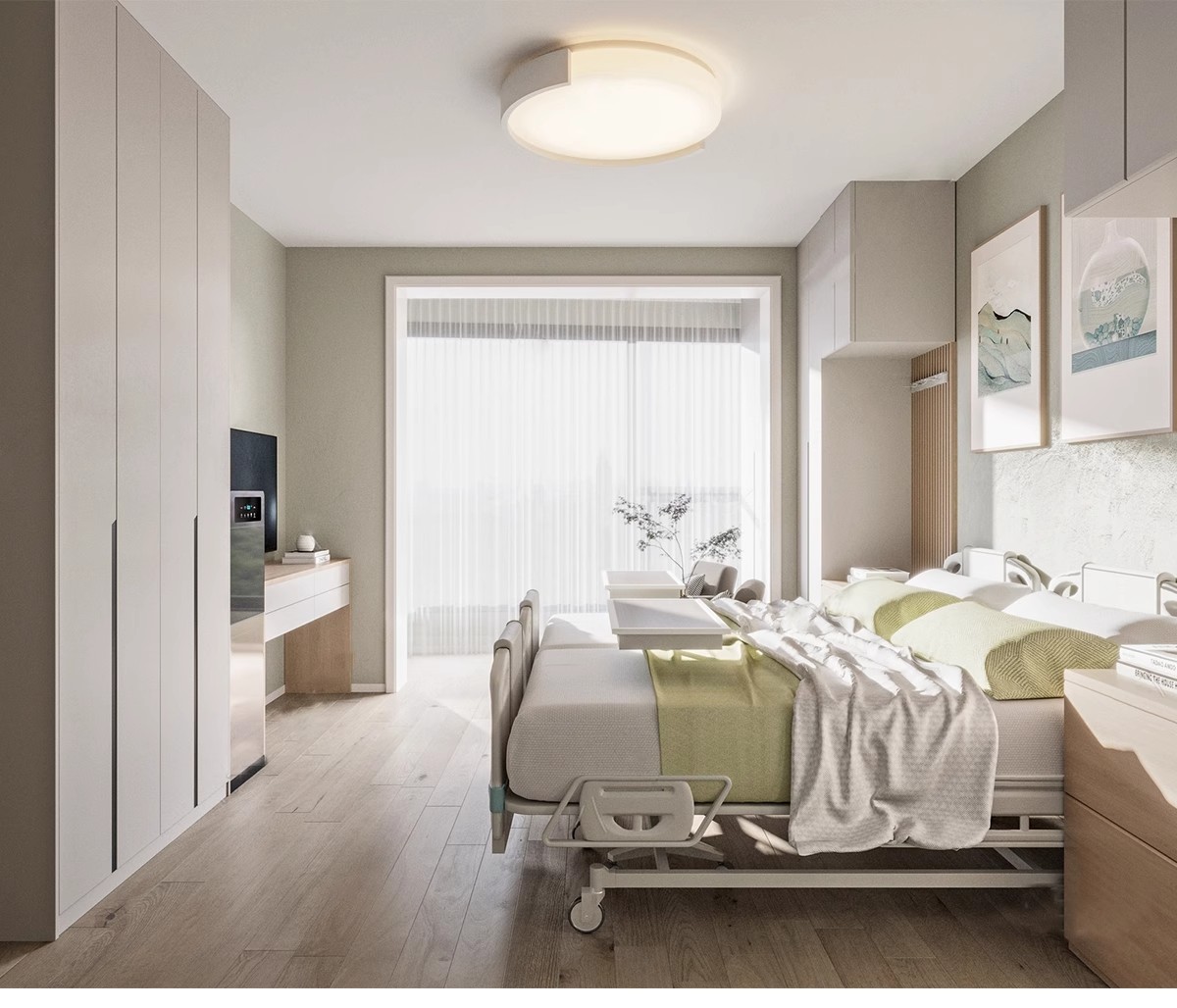 图片[26]-草图大师现代养老院福利院疗养中心大厅活动室卧室SU模型室内设计-大怪兽分享