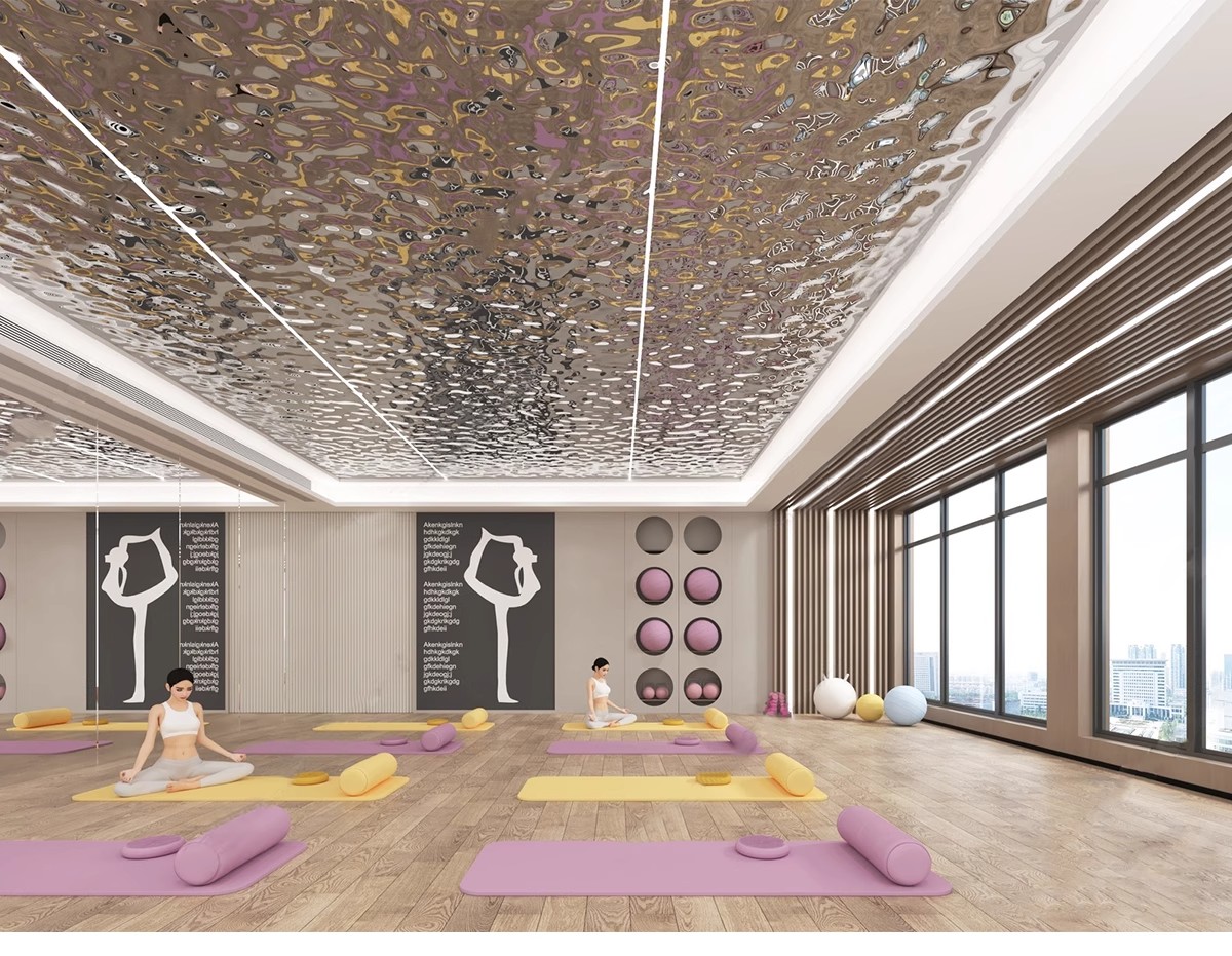 图片[26]-现代工业风健身房SU模型配套CAD施工图俱乐部私教瑜伽室草图大师-大怪兽分享